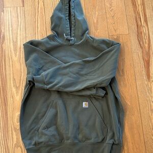 Carhartt Men's Dark Green Hoodie